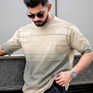Striped Round Neck T-shirt